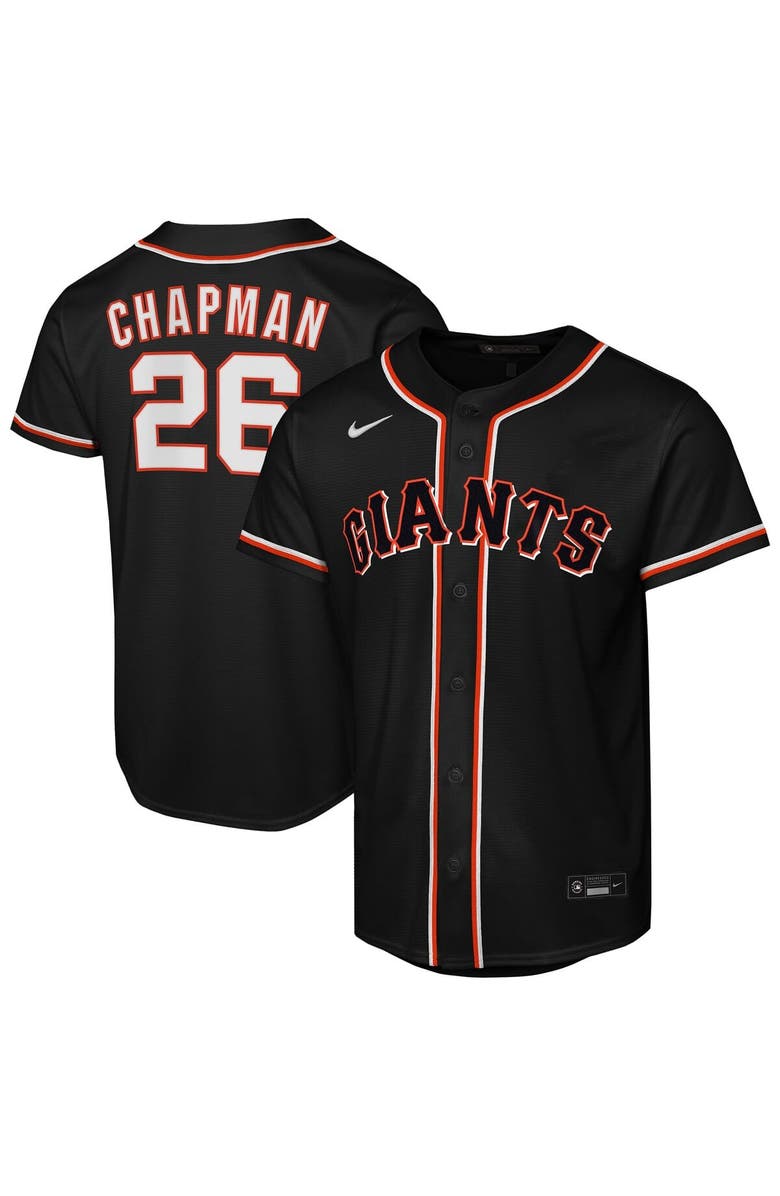 Nike Youth Nike Matt Chapman Black San Francisco Giants Fashion Replica Player Jersey, Main, color, Black