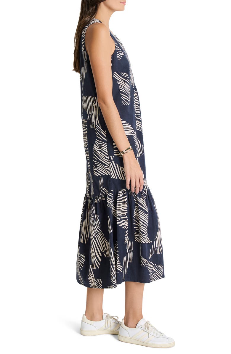NIC+ZOE Cece Colorwash Dress, Alternate, color, Indigo Multi