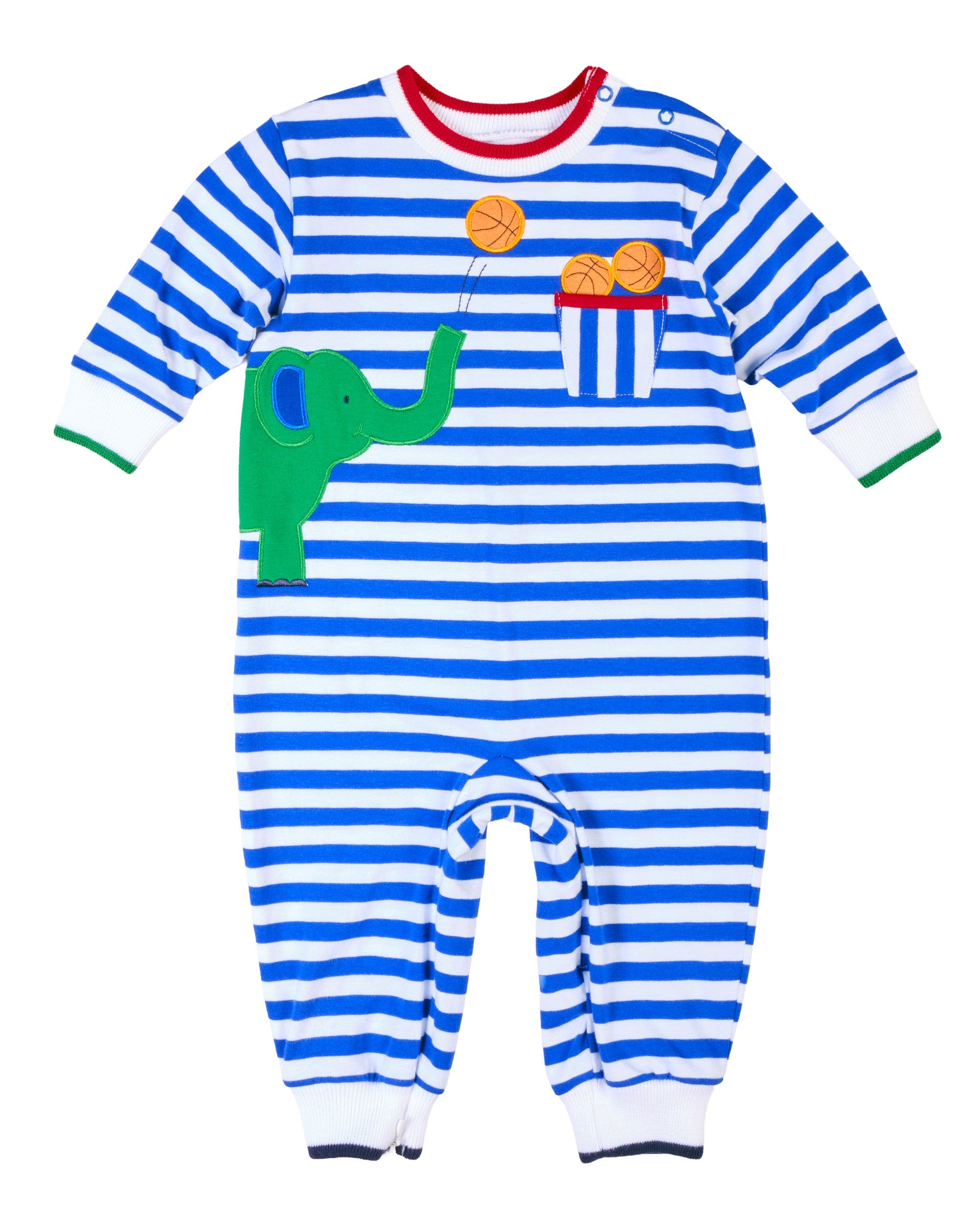 selected Royal & White Stripe