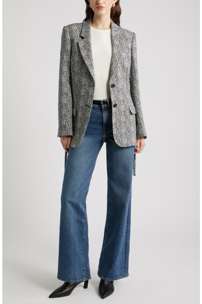 High Waist Wide Leg Jeans, Alternate, color, MERCER WASH