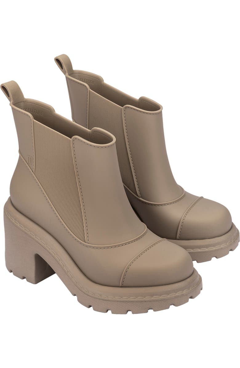 Melissa Courtney Platform Chelsea Boot, Main, color, Off White