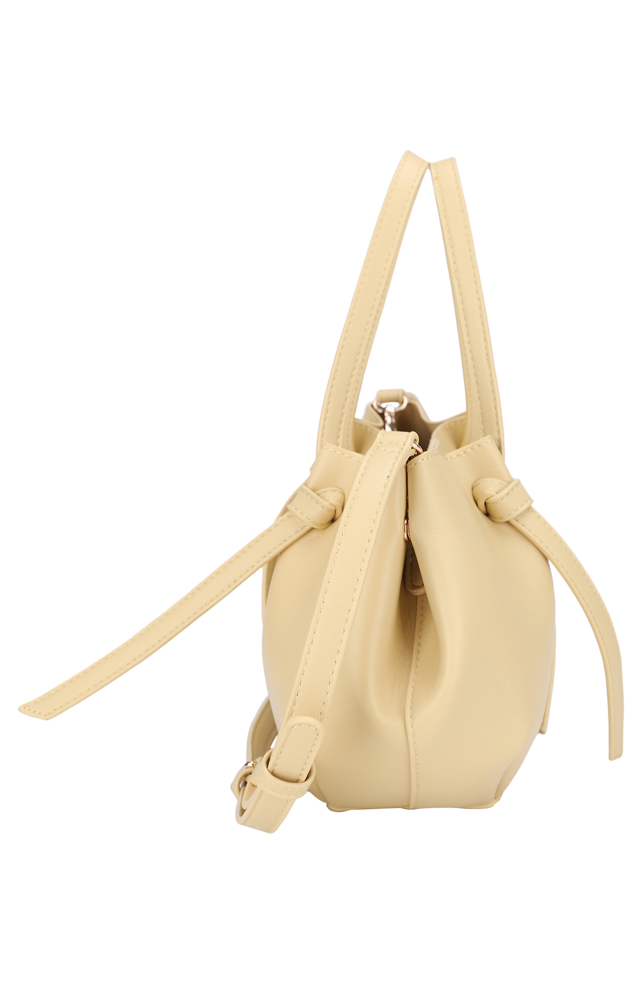 Mini Lou Lou Vegan Leather Tote, Alternate, color, BUTTER