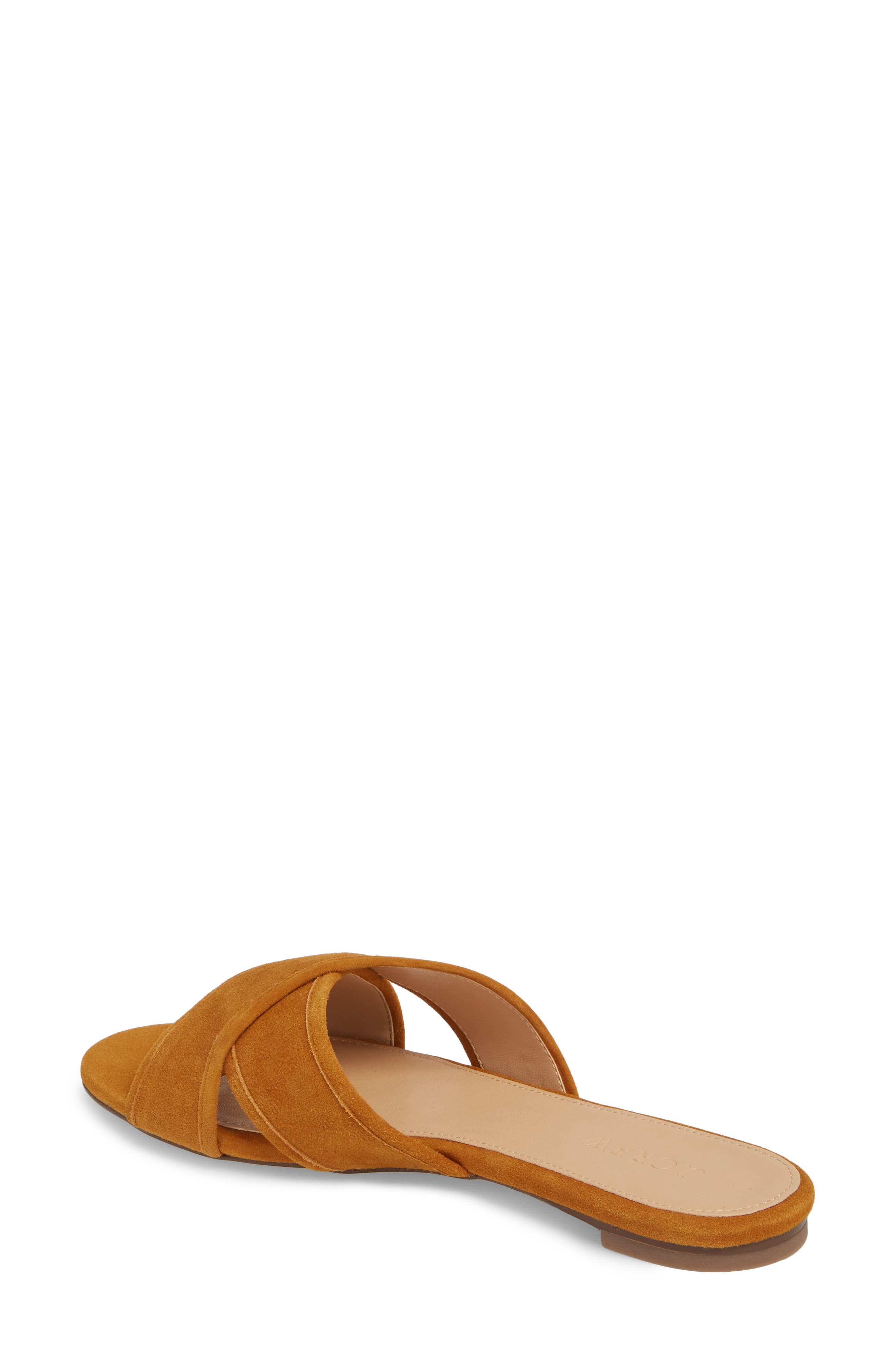 Cora Slide Sandal, Alternate, color, ROASTED CIDER FABRIC