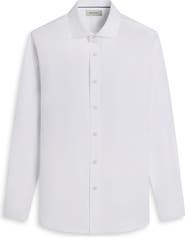 Bugatchi Axel Check Jacquard Cotton Button-Up Shirt