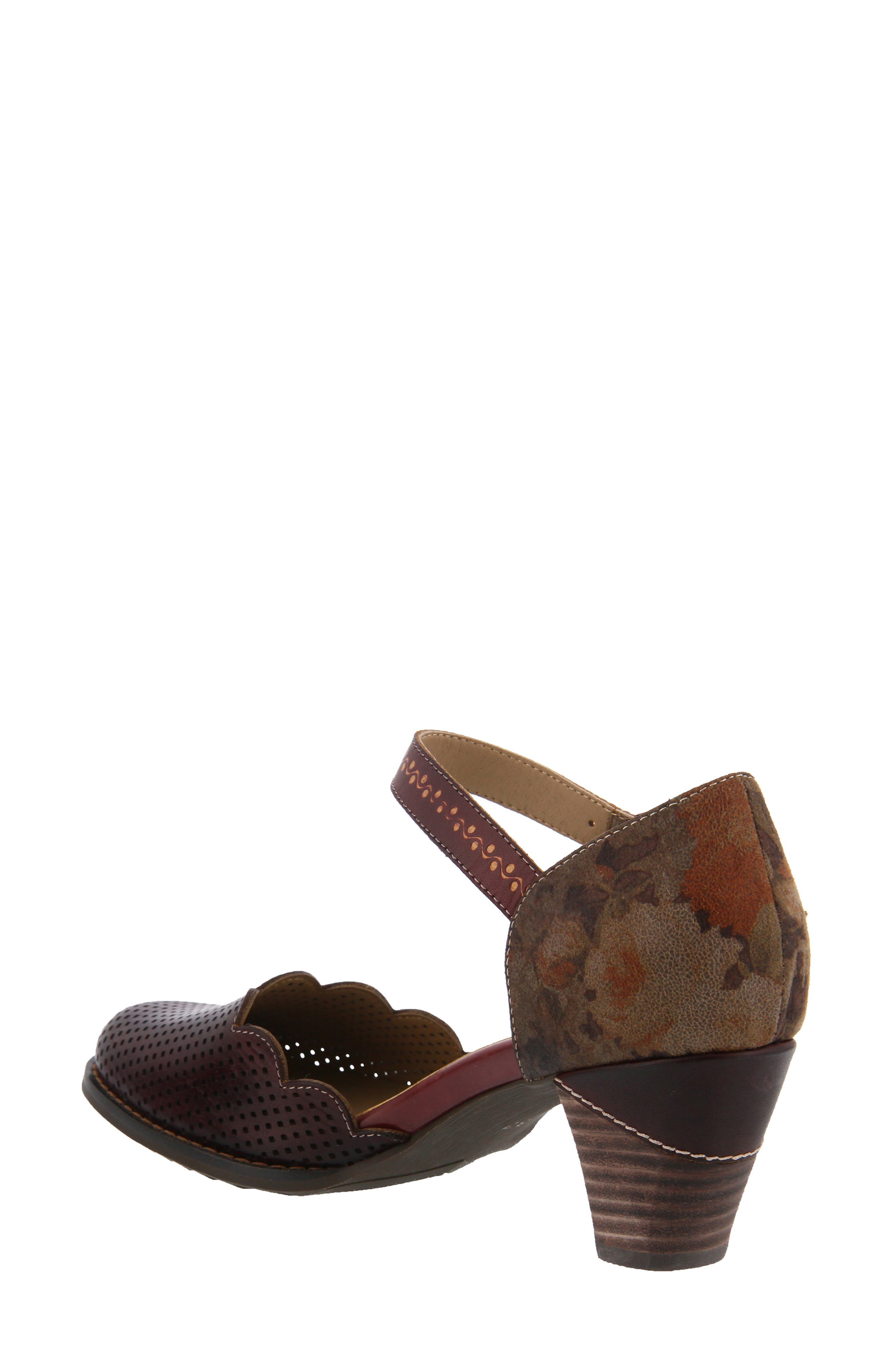 L'Artiste Parchelle Pump, Alternate, color, BORDEAUX