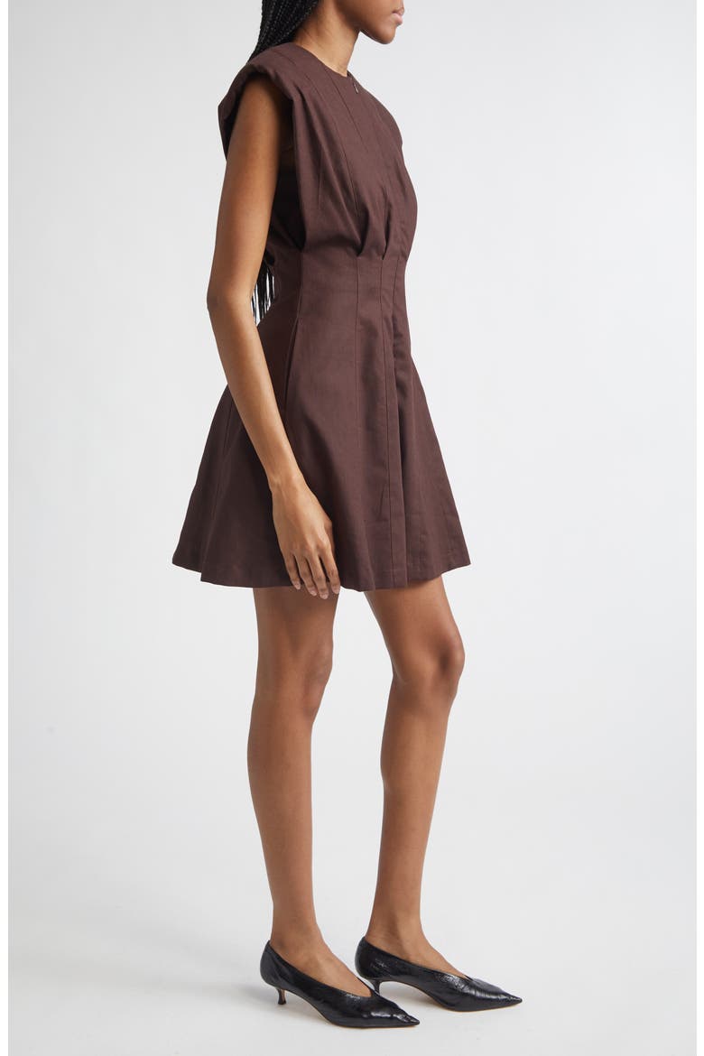 Zamia Minidress, Alternate, color, CHOCOLATE BROWN