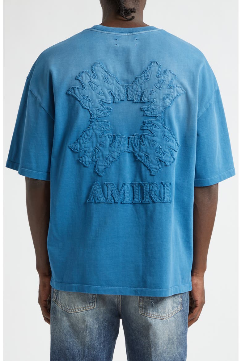 Oversize MA Quad Appliqué T-Shirt, Alternate, color, DARK INDIGO