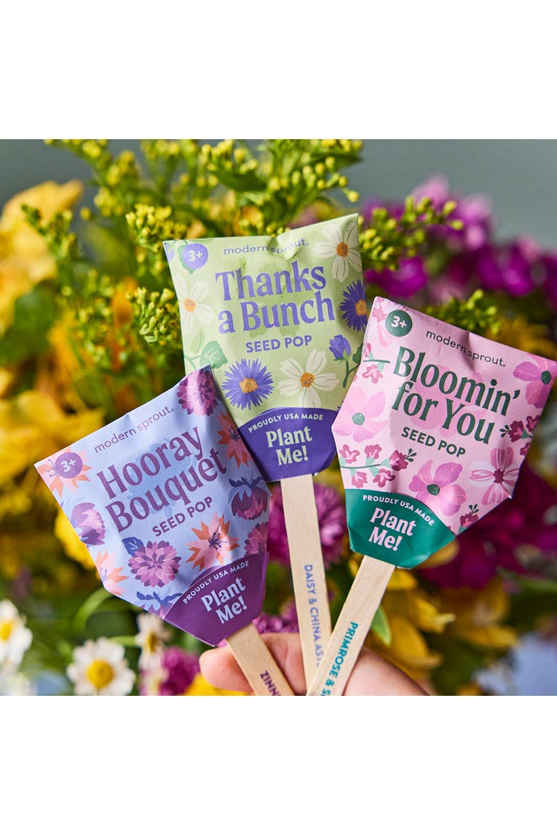 Seed Pops 3 pack, Alternate, color, Flower