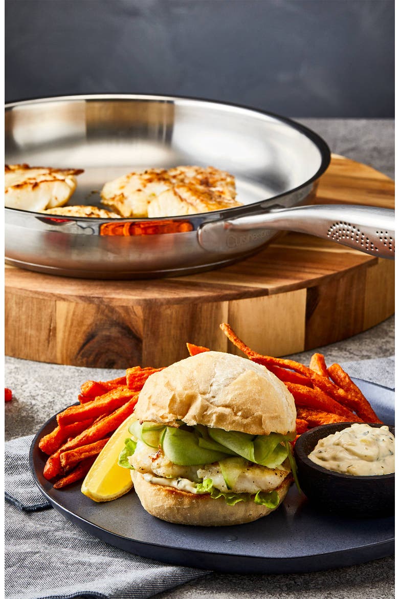 iD3® SS 3.5 Qt. Sauté Pan with Lid, Alternate, color, SILVER