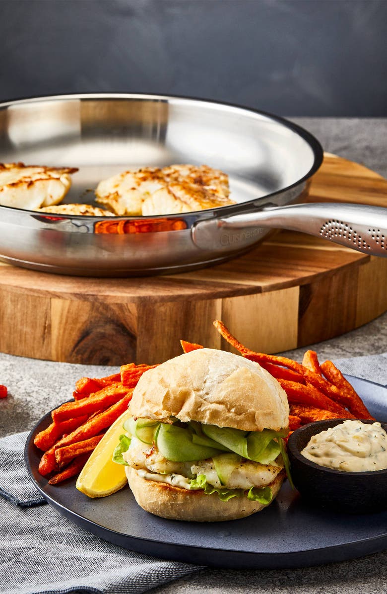 Cuisine::pro<sup>®</sup> iD3<sup>®</sup> SS 3.5 Qt. Sauté Pan with Lid, Alternate, color, Silver