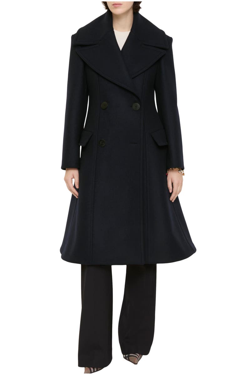 Burberry Wool Tailored Coat, Main, color, 