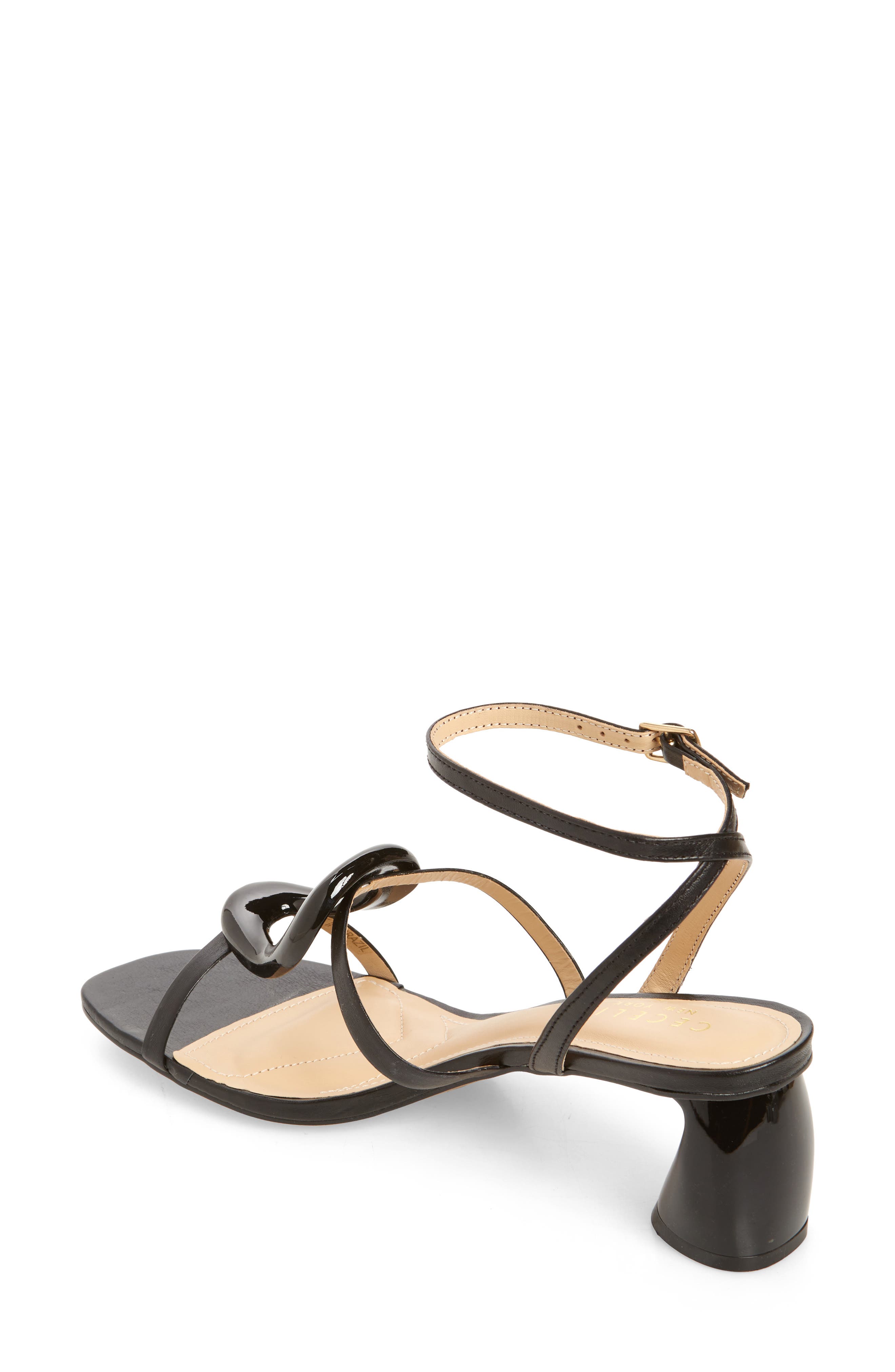 Cecelia New York Maria Sandal, Alternate, color, All Black