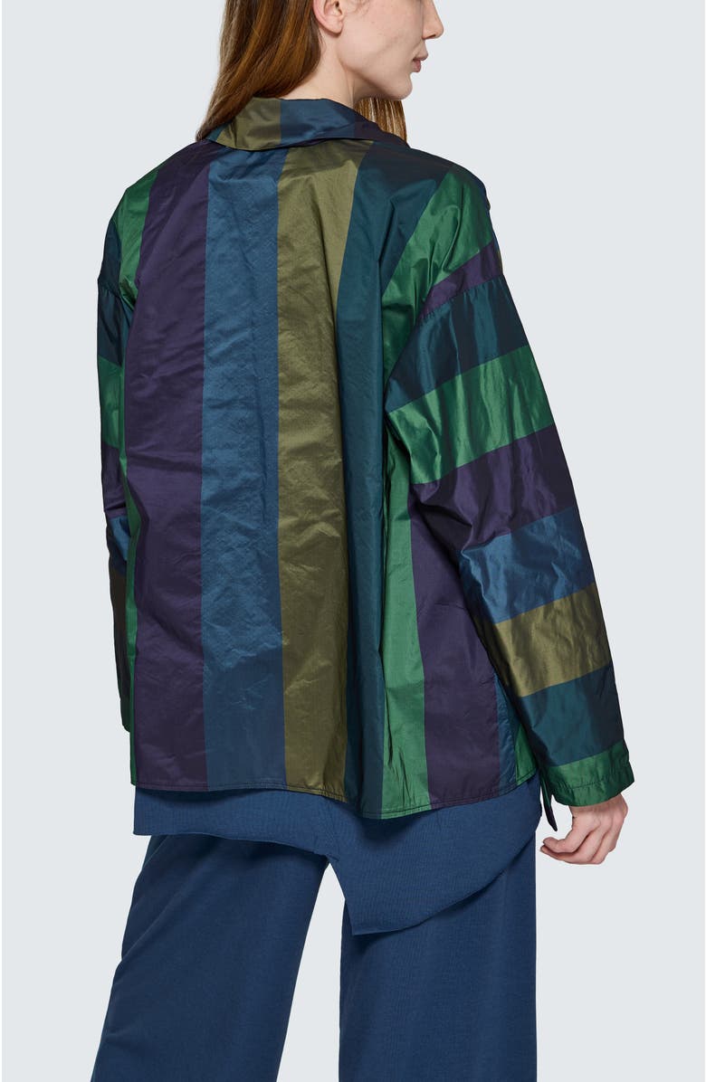 LUUKAA Vivienne Asymmetrical Shirt, Alternate, color, Oasis Blue