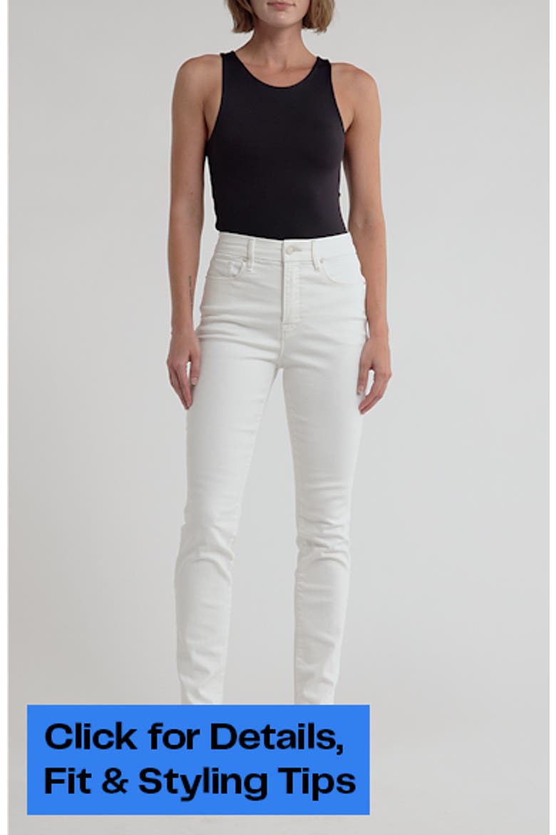 Good American Good Legs High Waist Micro Bootcut Jeans (Women ...