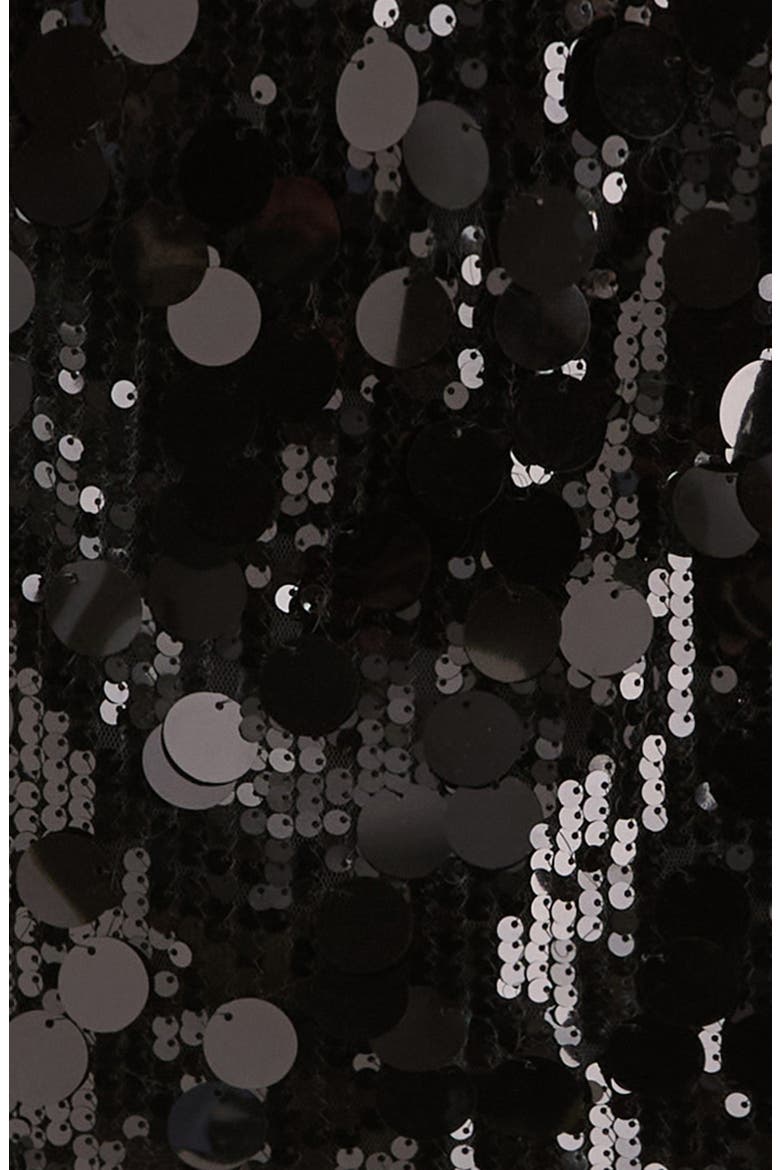 Kids' Sequin Skort, Alternate, color, BLACK