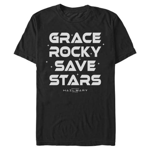Men's Project Hail Mary Grace Rocky Save Stars  Graphic T-Shirt