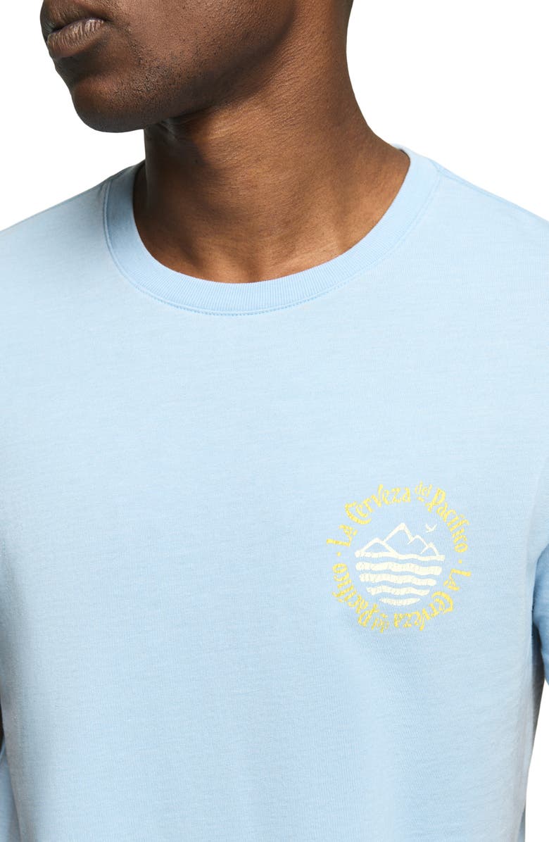 Lucky Brand Pacifico Graphic T-Shirt, Alternate, color, Placid Blue