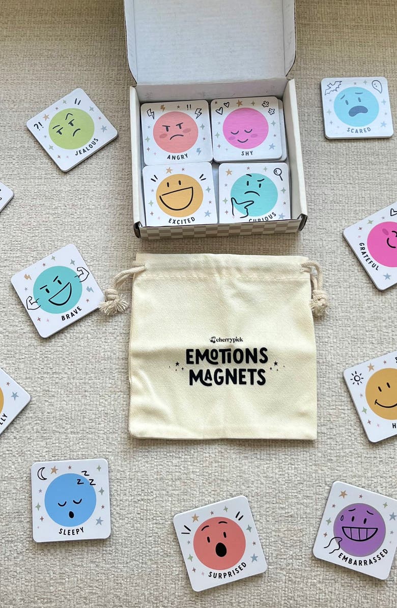 Cherrypick Emotions Soft Foam Magnets Set, Alternate, color, Multicolor