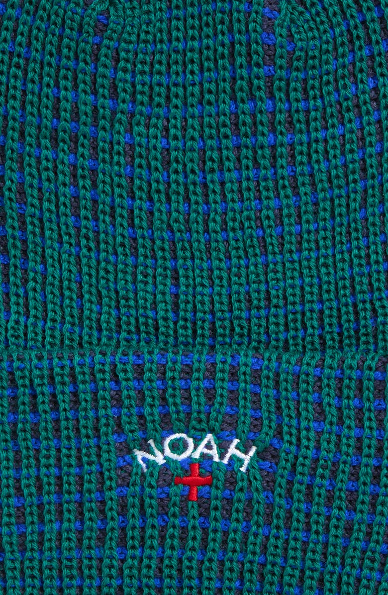 Noah Tri-Color Beanie, Alternate, color, Blue/ Teal