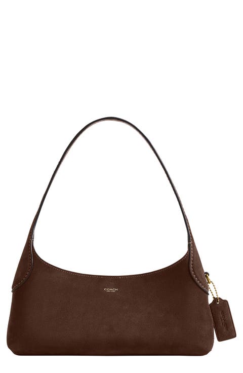 Brooklyn 26 Suede Shoulder Bag