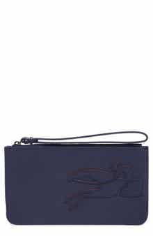Longchamp Shop It Leather Wristlet