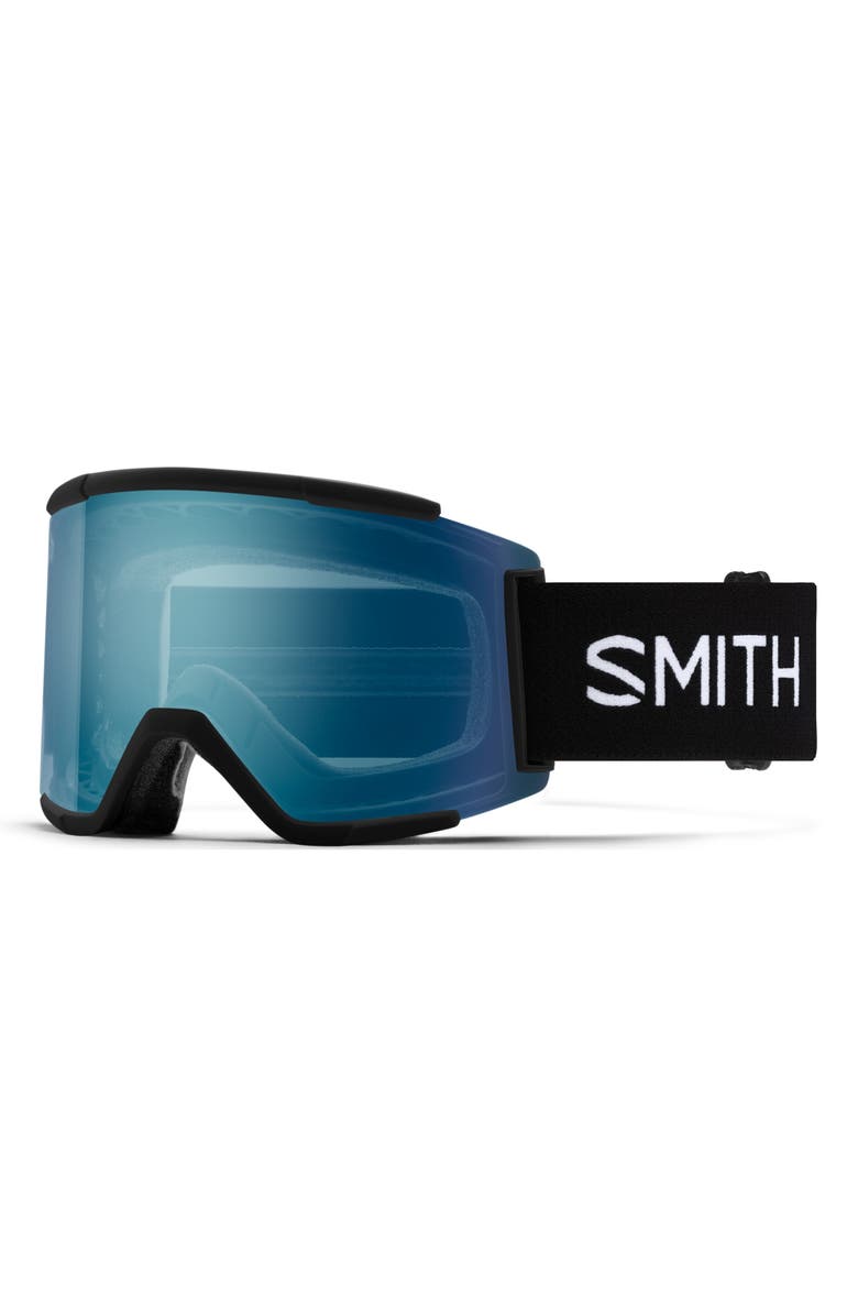 Smith Squad MAG<sup>™</sup> 186mm Snow Goggles, Main, color, Black / Blue Mirror