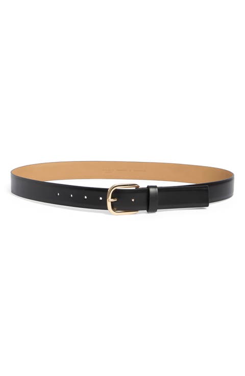 Feather Edge Leather Belt