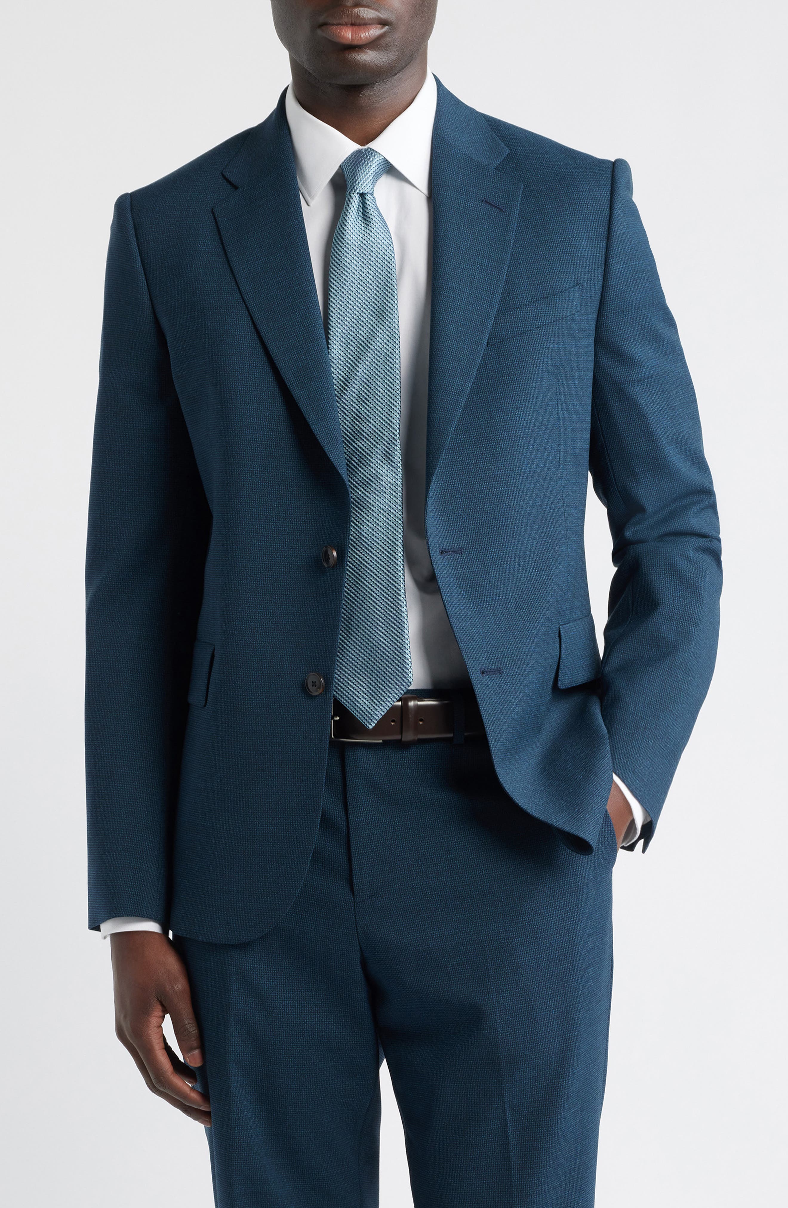 Paul Smith Camberwell Tailored Fit Dark Green Wool Suit (Men