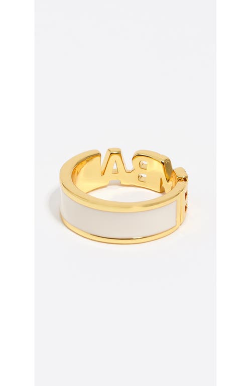 Bimba Y Lola Logo Ring In Gold