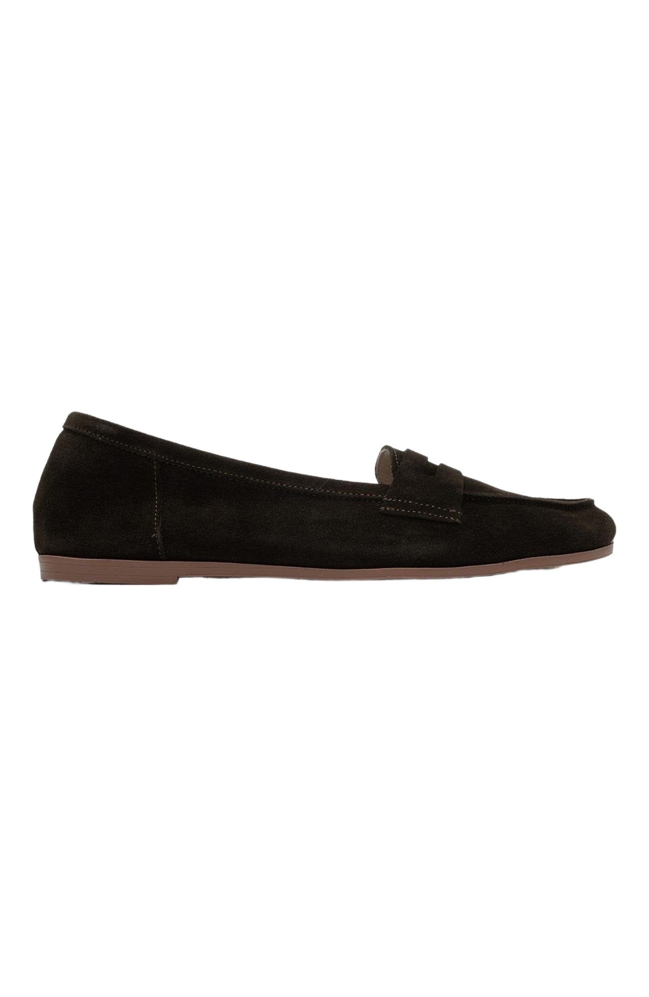 Dorothy Leather Loafer, Alternate, color, Dark Green Leather