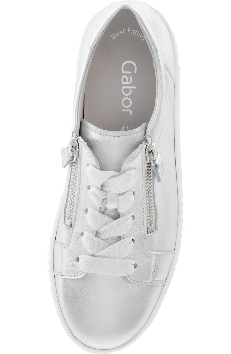 Gabor 63.334 Platform Sneaker, Alternate, color, Silver