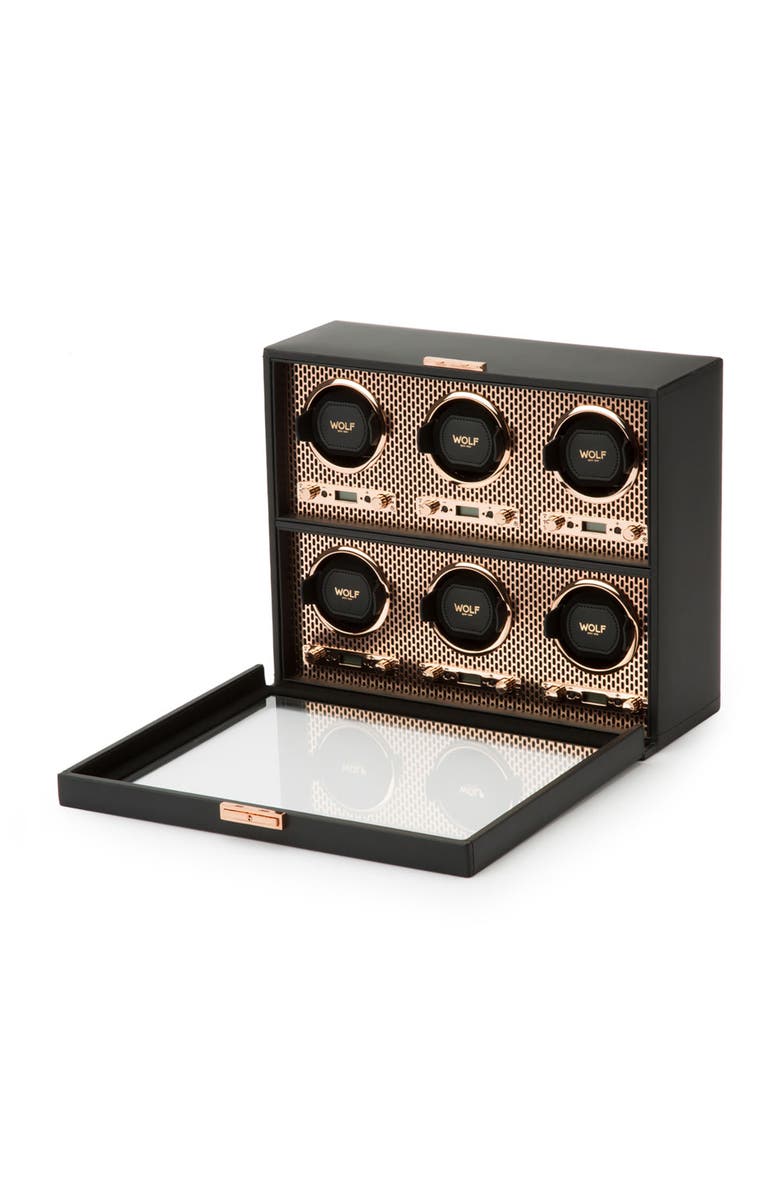 WOLF Axis 6 Piece Watch Winder, Alternate, color, Copper