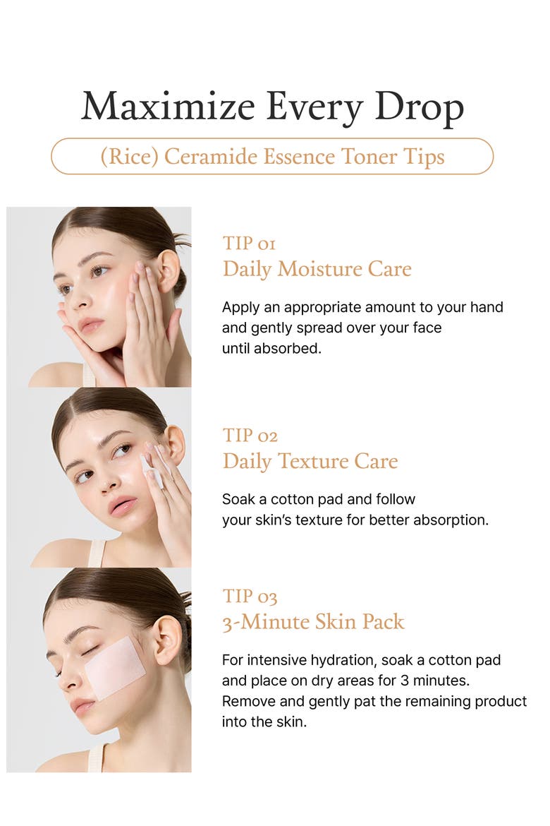Rice Ceramide Essence Toner, Alternate, color, NO COLOR
