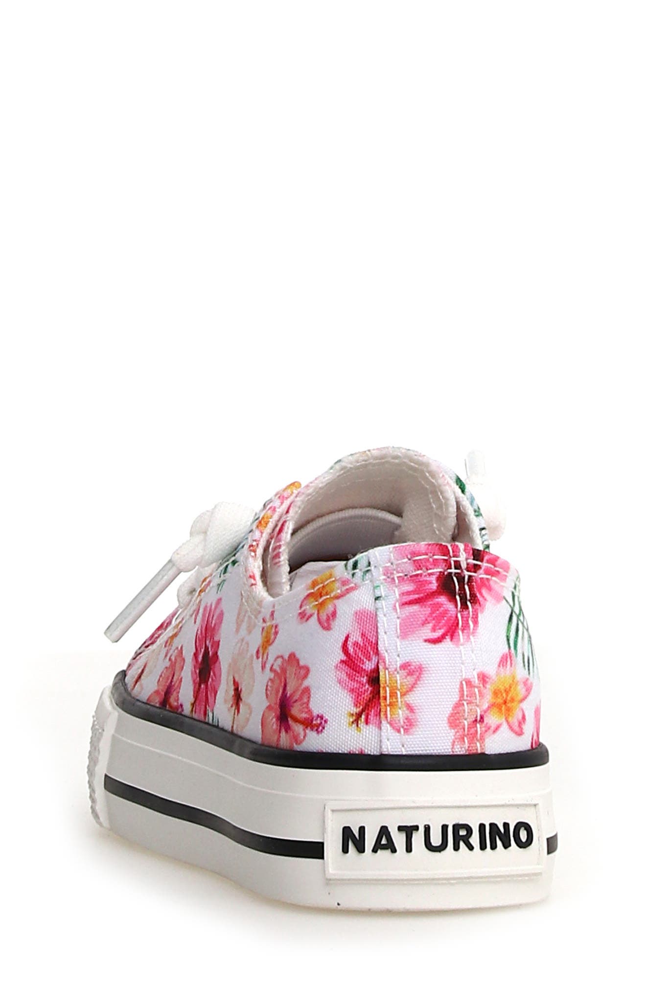 Naturino Kids' Ayasy Sneaker, Alternate, color, White-Fuchsia-Multi