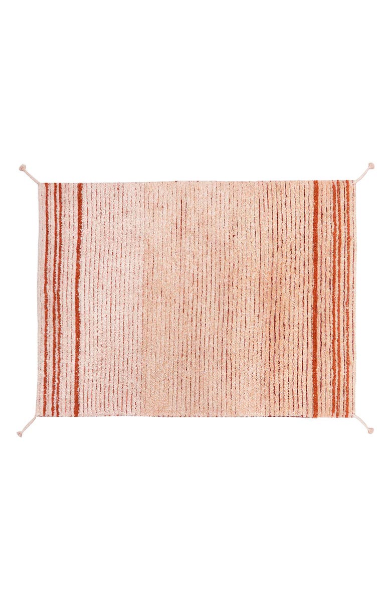 Lorena Canals Reversible Washable Recycled Cotton Blend Rug, Alternate, color, Toffee/ Natural Light Honey