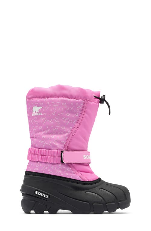 Sorel Kids' Flurry Water Resistant Snow Boot In Pink