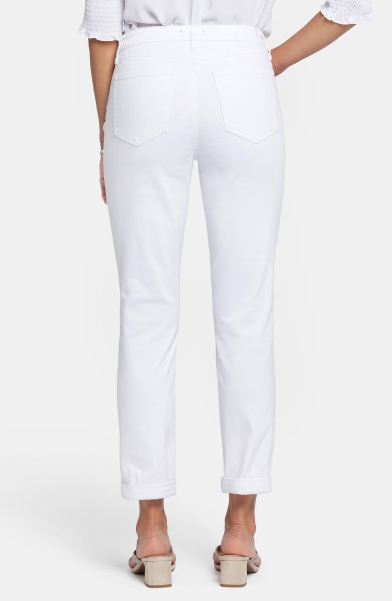NYDJ Margot Girlfriend Jeans, Alternate, color, Optic White