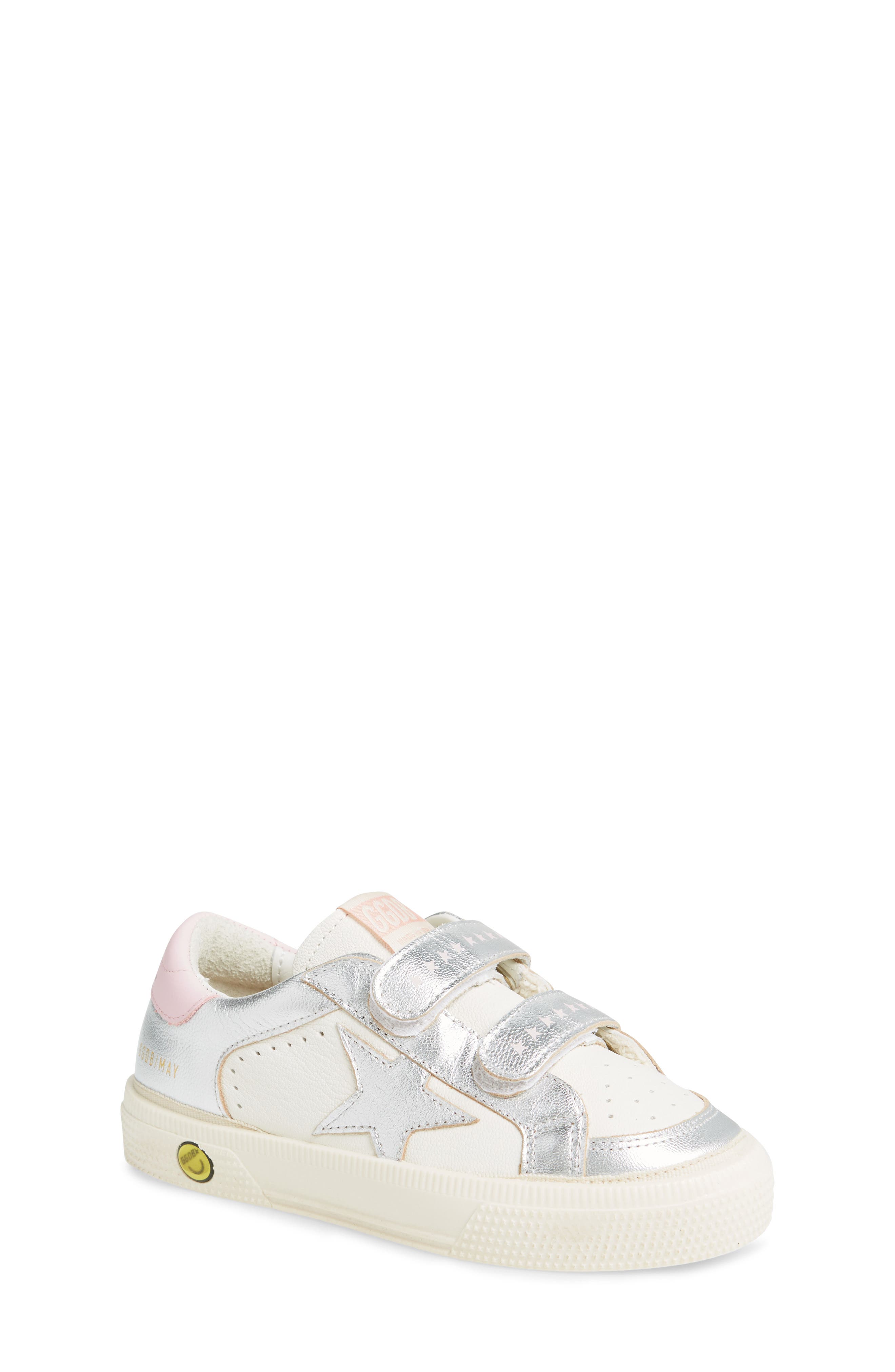 Golden Goose Kids' May School Sneaker, Main, color, 