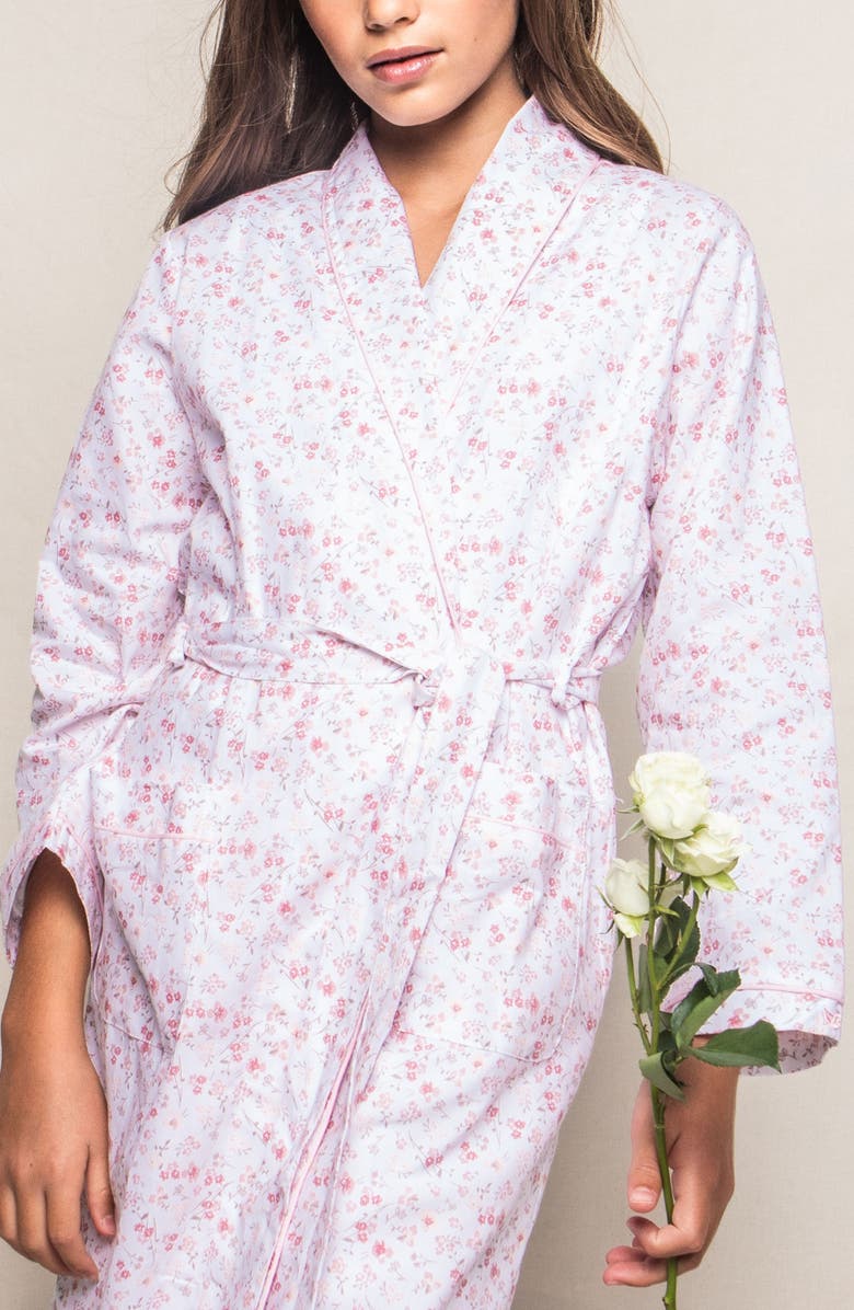Petite Plume Kids' Dorset Floral Robe, Alternate, color, 