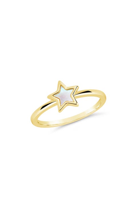 Bez Mother-of-Pearl Star Ring