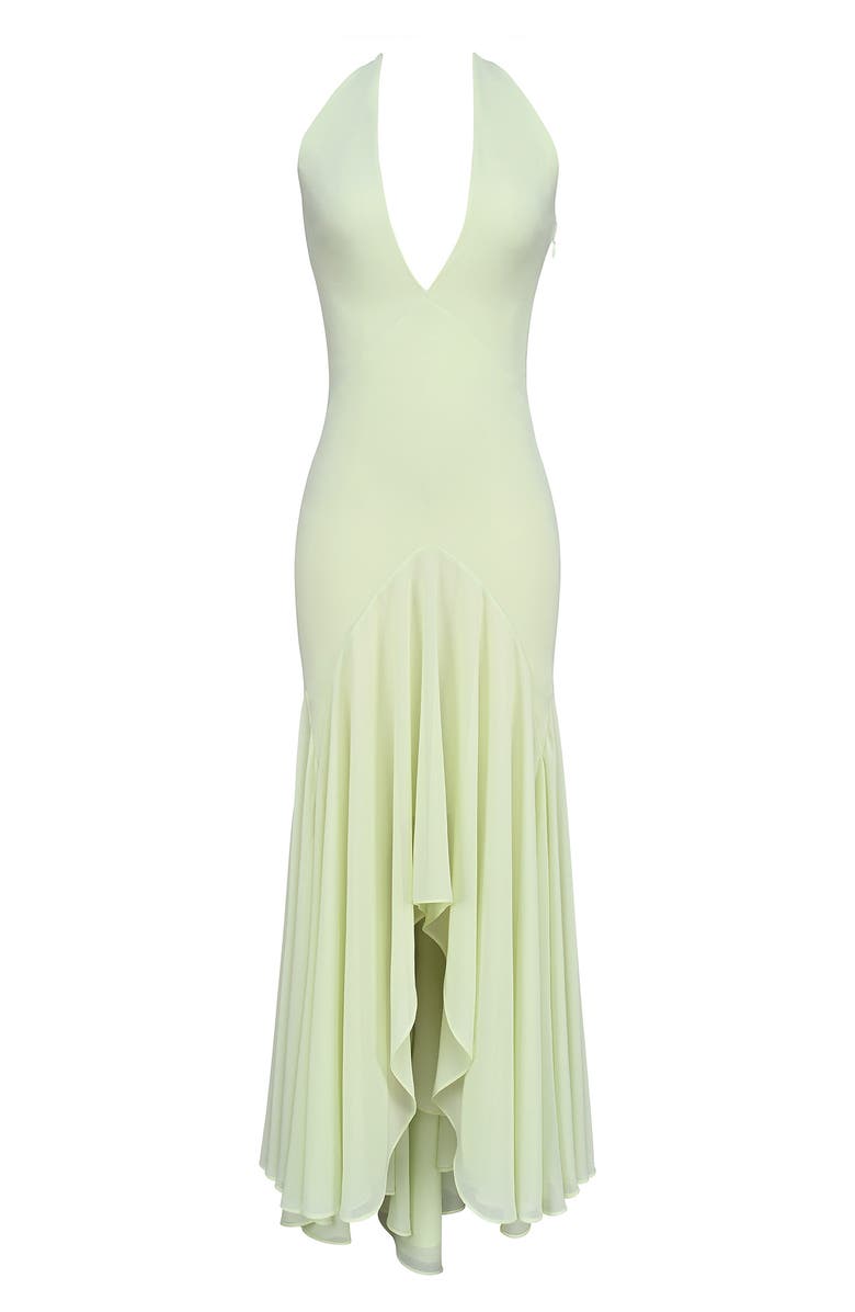 HOUSE OF CB Tamara Halter Dress, Alternate, color, Pistachio