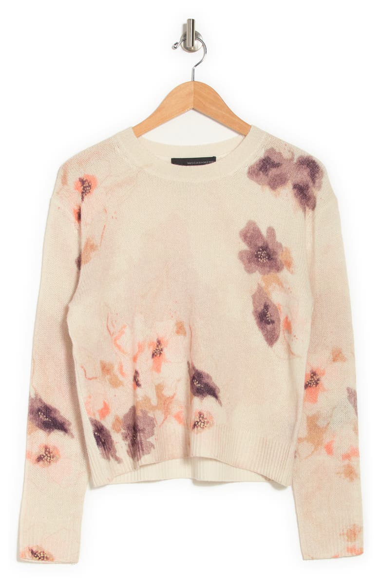 360 CASHMERE Paula Tie Dye Cashmere Pullover Sweater, Alternate, color, 