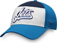 FANATICS Men's Fanatics White/Blue Winnipeg Jets Breakaway Alternate Jersey Flex Hat
