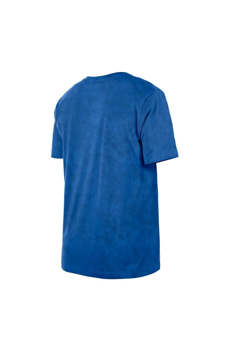 New Era Men's New Era  Blue Oklahoma City Thunder Hardwood Classics Oversized Boxy Mineral Wash T-Shirt, Alternate, color, 