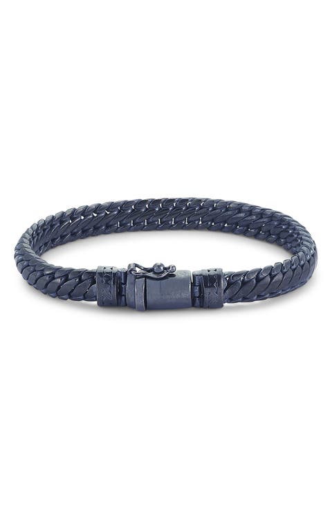 Black Rhodium Chain Bracelet