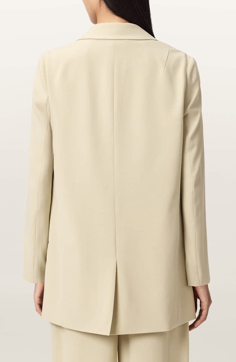 AllSaints Aleida Long Blazer, Alternate, color, Haze Green