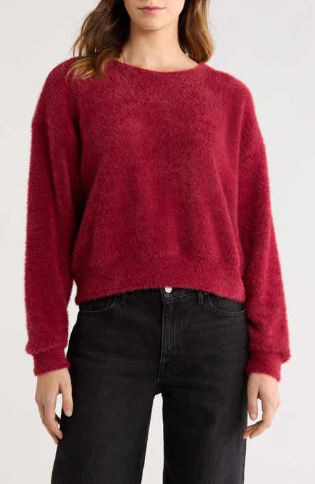 Splendid Fallon Fuzzy Crewneck Sweater