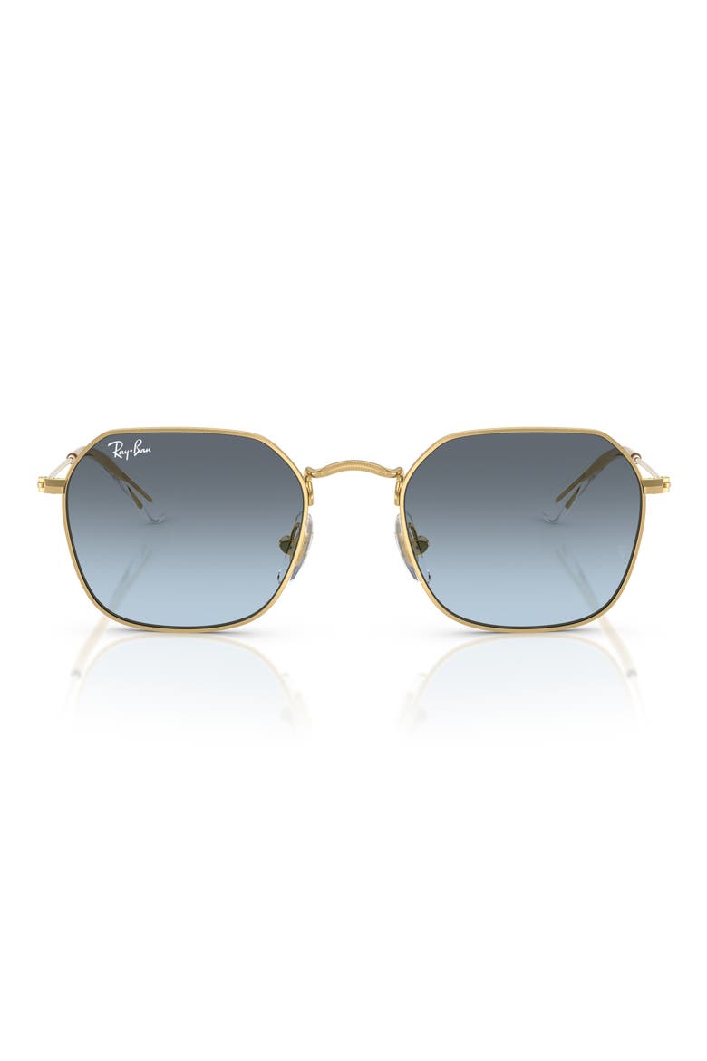 Kids' 49mm Gradient Irregular Sunglasses, Main, color, ARISTA GREY
