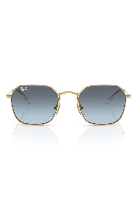 Kids' 49mm Gradient Irregular Sunglasses