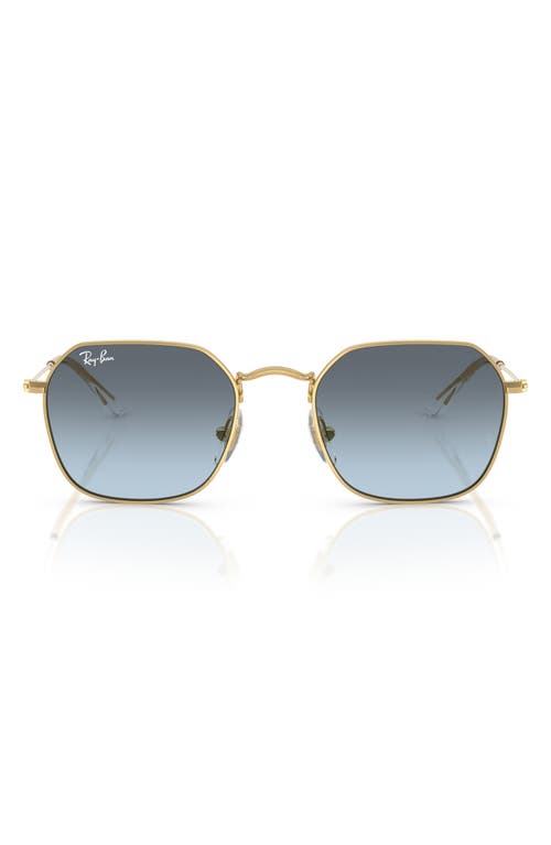 Ray Ban Ray-ban Kids' 49mm Gradient Irregular Sunglasses In Arista Grey